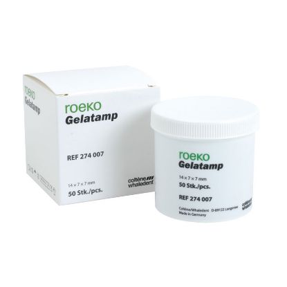 Gelatamp (Roeko) Gelatine Sponge With Colloidal Silver (Pot x 50)
