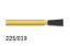 Bur Diamond (Unodent) Gold Inverted Cone Fg 225/019 M x 1