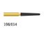 Bur Diamond (Unodent) Gold Round End Taper Fg 198/014 M x 1