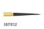 Bur Diamond (Unodent) Gold Tapered Pointed Fg 167/012 F x 1