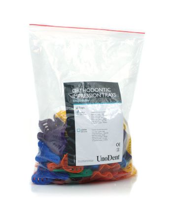 Impression Tray (Unodent) Orthodontic Assorted Upper x 60
