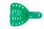 Impression Tray (Unodent) Orthodontic Upper Medium Green x 50