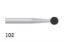 Bur Diamond (Unodent) Round Hp 102 Coarse x 1