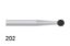 Bur Diamond (Unodent) Round Ra 202 Medium x 1