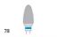 Bur Tungsten Carbide (Unodent) Acrylic Trimmer Cross Cut Standard Hp 78 Iso 060 x 1