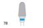 Bur Tungsten Carbide (Unodent) Acrylic Trimmer Plain Cut Standard Hp 78 Iso 060 x 1