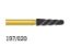 Bur Diamond (Unodent) Gold Twister Fg 197 544 020 Xc Non-Sterile Single Use x 1