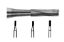Bur Tungsten Carbide (Unodent) Flat Fissure Plain Cut Fg 56 Iso 009 x 5