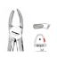 Forceps No.95 (Unodent) Upper Molars Left Autoclavable x 1