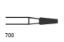 Bur Tungsten Carbide Jet (Kerr) Taper Fissure Long Cross Cut Fg 700L Iso 010 x 5