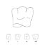 Crown Forms Clear (Odus Pella) Molars 17 x 1 Pair