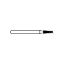 Bur Tungsten Carbide (Unodent) Finishing Taper Fissure Fg 4 Iso 014 x 5